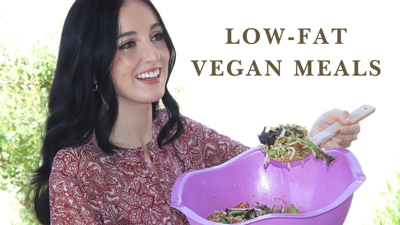 3 Simple LowFat Vegan Meals For Weight Loss ♥️