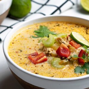 Keto Chicken Enchilada Soup Recipe [Fresh & Zingy]