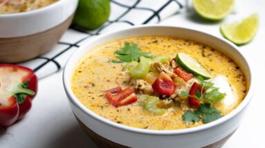 Keto Chicken Enchilada Soup Recipe [Fresh & Zingy]