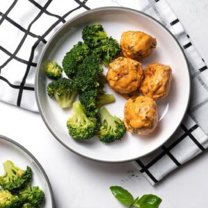 Keto Recipe - Chicken Meatballs with Tomato Cream Sauce