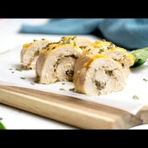 Keto Recipe - Chicken Roulades with Sage and Gruyere