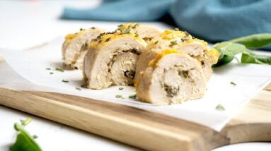Keto Recipe - Chicken Roulades with Sage and Gruyere 4 Keto Recipe - Chicken Roulades with Sage and Gruyere