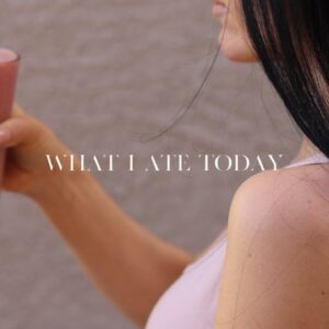What I Ate Today / Low Calorie Density