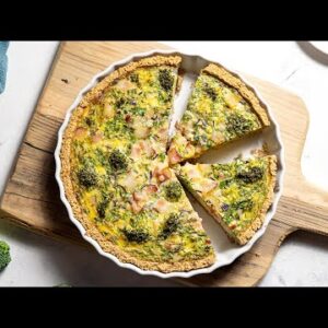 Keto Bacon & Broccoli Tart Recipe [Perfect for Brunch or Dinner]