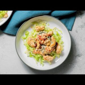Keto Chicken Parmesan Recipe [with Low-Carb Cabbage Pasta]