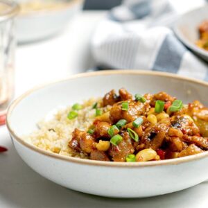 Keto Kung Pao Chicken Recipe [Takeout Style]