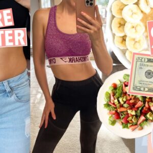 How I got healthy & lost weight on a tight $20 budget: Grocery shopping tips to save money!