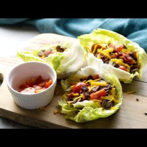 Keto Cheeseburger Lettuce Wraps [Easy & Satisfying Low-Carb Meal]