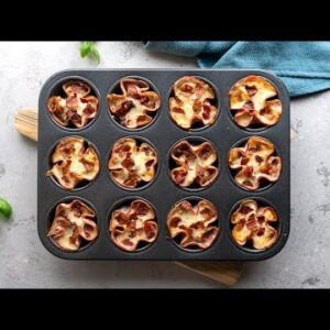 Keto Meat Lover Pizza Cups [The Perfect Snack]