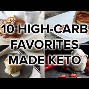 10 High Carb Favorites Turned into Low Carb & Keto Meals