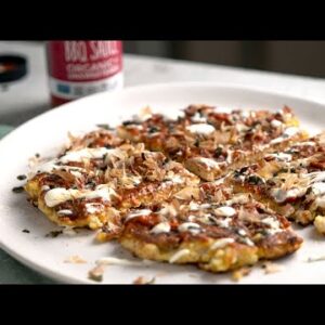 Keto Okonomiyaki Recipe [Japanese Savory Pancake]