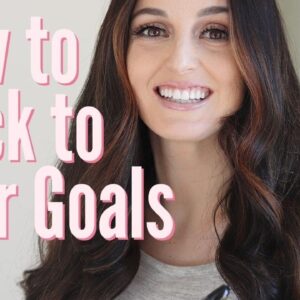 4 Steps to Setting and STICKING with your New Year's Resolutions.