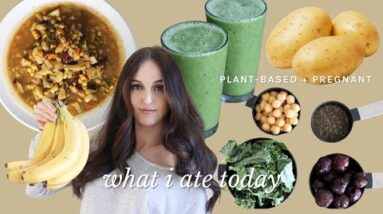 WHAT I EAT IN A DAY | plant-based & 7 months pregnant 18 WHAT I EAT IN A DAY | plant-based & 7 months pregnant