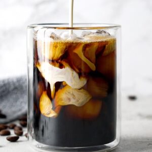 Keto Iced Coffee Recipe [with Heavy Cream]