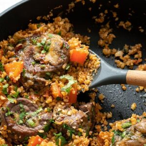 Keto Steak Rollups [with Mexican Cauliflower Rice]