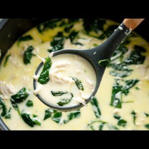 Chicken Florentine Soup Recipe [Keto & Low-Carb]