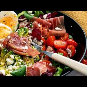 Keto Prosciutto Lunch Plate [Easy to Take for Work]